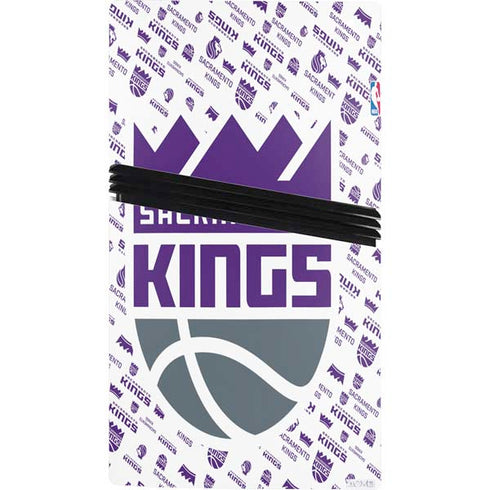 NBA Sacramento Kings History Logo Blast PS5 Pro Console Skin